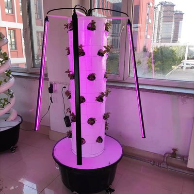 Sistema hidropónico Torre aeropónica para la agricultura rotativa de fresas y verduras de hoja