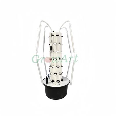 Torre aeropónica 49 macetas Granja vertical Jardín interior Sistema de cultivo hidropónico