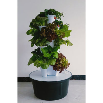 Potes de flores verticales de plástico para el cultivo de sustratos