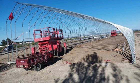 Invernadero solar Invernadero de plástico para el cultivo de verduras Acero galvanizado