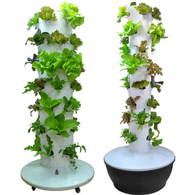 Kit de cultivo vertical Sistema aeropónico de torre DIY Sistemas de cultivo hidropónicos aeropónicos