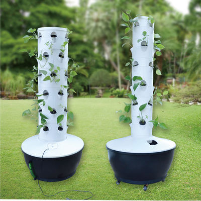 Sistema de hidroponía hortalizas Torre de cultivo vertical Fresa Puertas de jardinería torre vertical