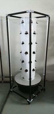 Sistema de cultivo hidropónico vertical para verduras y fresas con estante