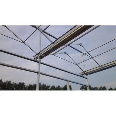 Agricultura mono/doble capa Hidroponía en invernadero con película de plástico