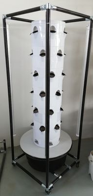 Sistema de cultivo hidropónico vertical para verduras y fresas con estante