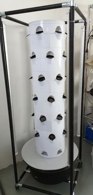 Sistema de cultivo hidropónico vertical para verduras y fresas con estante
