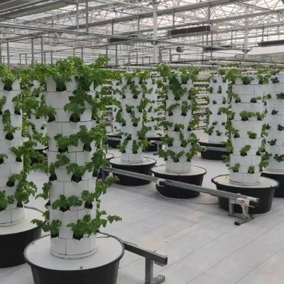 Sistema hidropónico aeropónico vertical torre de cultivo hidropónico sostenible