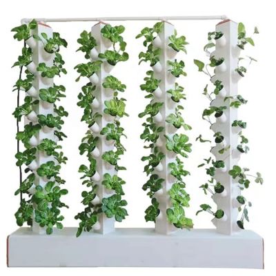 2023 Venta caliente de maceta de plástico jardín hidropónico vertical jardín artificial de pared maceta jardín vertical 112+ Plantas hidropónicas vertical
