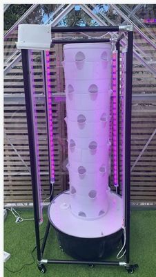Sistema hidropónico Torre aeropónicaJardín hidropónico giratorio para vegetales de hoja