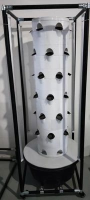 Sistema hidropónico Torre aeropónicaJardín hidropónico giratorio para vegetales de hoja