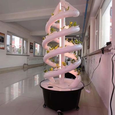 Sistema de cultivo hidropónico de jardín interior de doble hélice