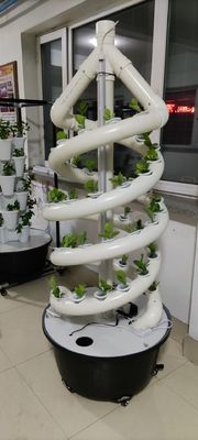 Sistema de cultivo hidropónico de jardín interior de doble hélice