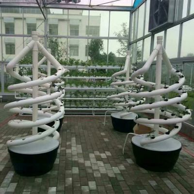 Plantas Sistema hidropónico de doble hélice hidropónico giratorio de cultivo espiral NFT