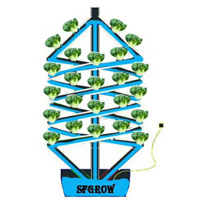 Plantas Sistema hidropónico de doble hélice hidropónico giratorio de cultivo espiral NFT