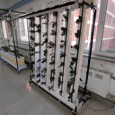 Hidroponía comercial Nft Sistema de cultivo vertical de fresas y flores Torre de cultivo de cierre